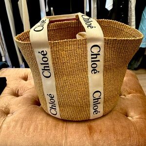 Chloe Straw Tote